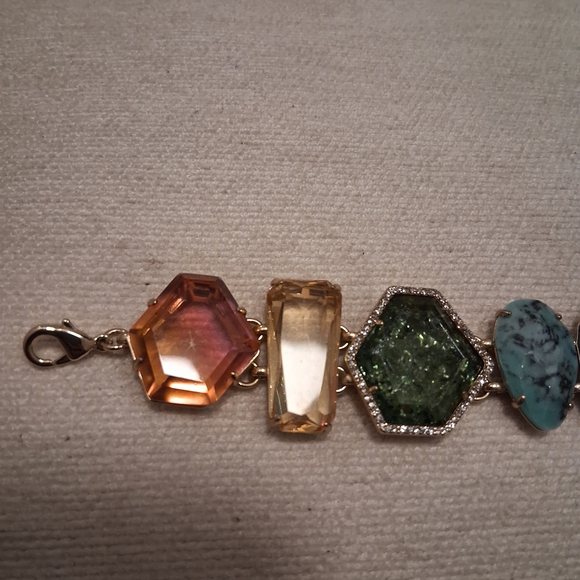 Stella & Dot Candy Gems Multicolor Gemstone Necklace and Bracelet Set - Picture 9 of 15